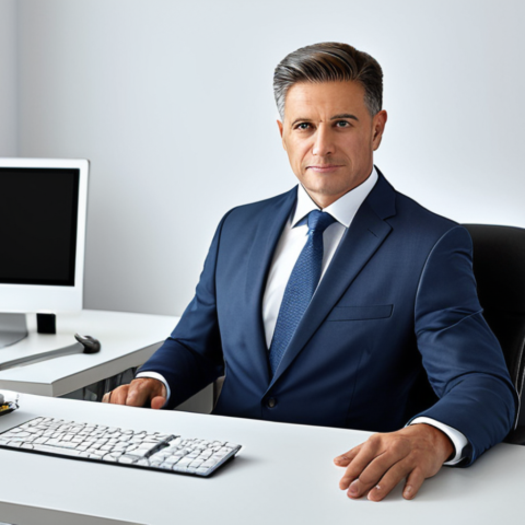 Modern Labor Consultant**

"A professional Labor Consultant, fully clothed in a modern business suit, working at a clean desk with a computer showing HR software, appropriate attire, safe for work, perfect anatomy, natural proportions, professional office environment, family-friendly, high-quality rendering."

**
