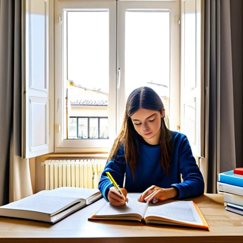 공인노무사 학습 도구 추천 - Study Session**

"A fully clothed student in a bright, modern Italian apartment, studying with an op...