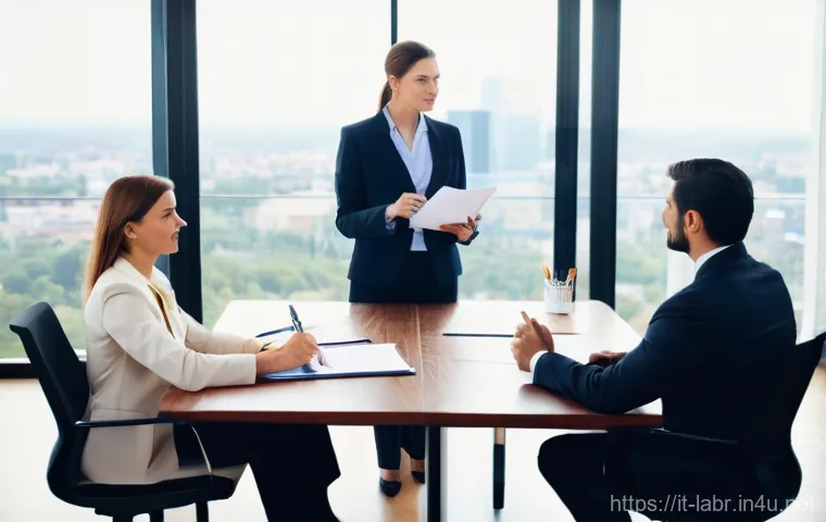 공인노무사와 자격증 활용 방법 - The Modern Digital Labor Consultant**
An Italian male or female Labor Consultant, mid-30s to 50s, pr...