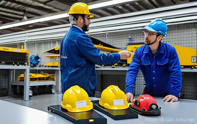 노동법 시험에 자주 나오는 문제 - **Workplace Safety Training in a Modern Italian Factory**
    A dynamic, well-lit image of a safety ...