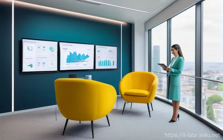 노무사 실무와 관련된 HR 기술 - **Prompt:** A modern, bustling Italian HR office. A diverse team of HR professionals, dressed in sma...