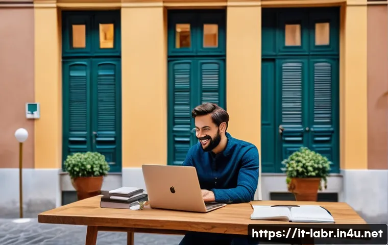노동법 최신 트렌드와 분석 - **Prompt: "A cozy and modern Italian home office scene where a diverse group of professionals are gr...